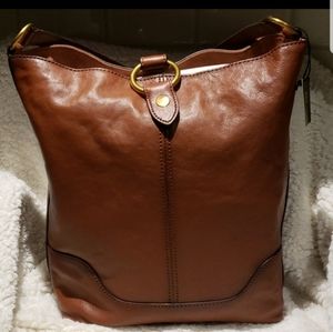 Frye Leather Ring Hobo